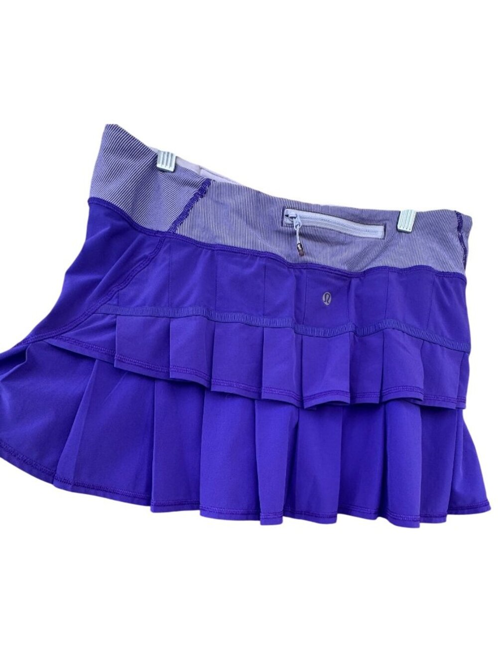 Lululemon Womens Size 8 Purple Pleated Activewear Golf Tennis Skirt Skort